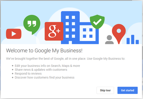 Introduction to Google My Business 1100-my-business-welcome-screen-64