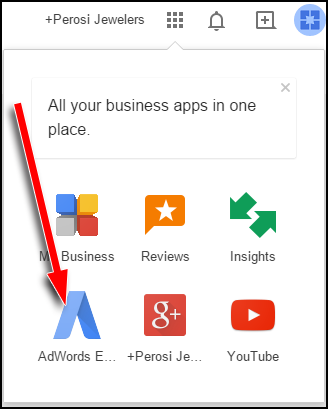 Google My Business: AdWords Express Reporting 1127-adwords-express-icon-0