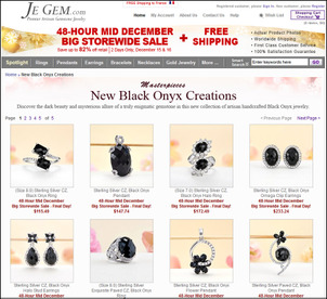 Holiday Season Email Marketing and Landing Page Review 1148-jegem-black-onyx-landing-page-54