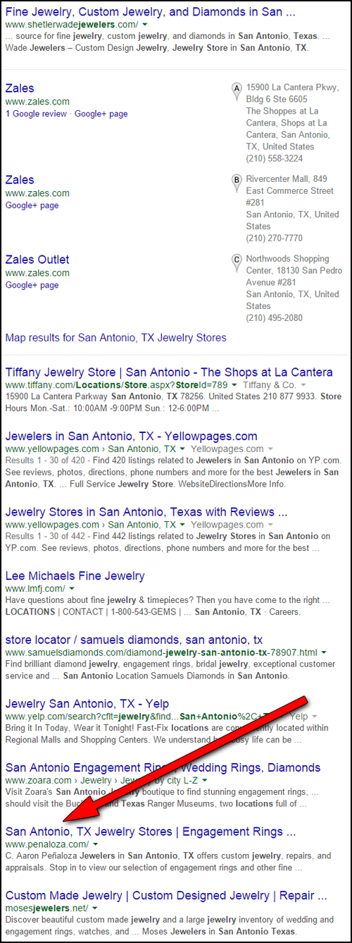 C. Aaron Penaloza Jewelers Website Review  1170-ninth-place-43