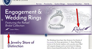 C. Aaron Penaloza Jewelers Website Review  1170-rafael-home-page-4