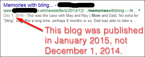 Blog Post Timestamps and How They Appear to Google 1187-jeweler-serp-84