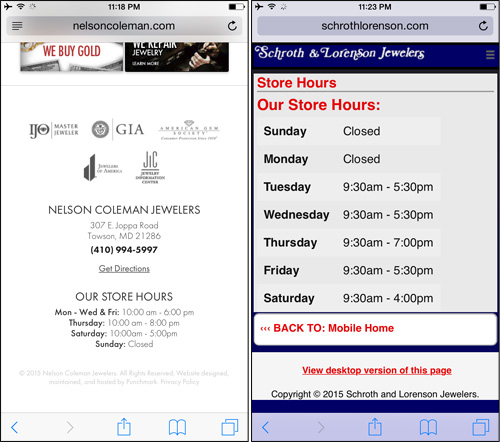 3 More Important Mobile Website Design Factors 1206-store-hours-99 3 More Important Mobile Website Design Factors 1206-store-hours-99