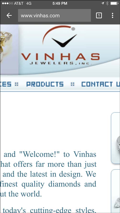 Vinhas Jewelers Mobile Website Review 1210-vinhas-home-zoom-16