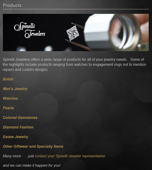 Spinelli Jewelers Website Review 1220-products-page-87