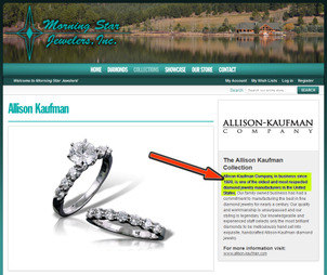 Morning Star Jewelers Website Review 1260-duplicate-content-16 Morning Star Jewelers Website Review 1260-duplicate-content-16
