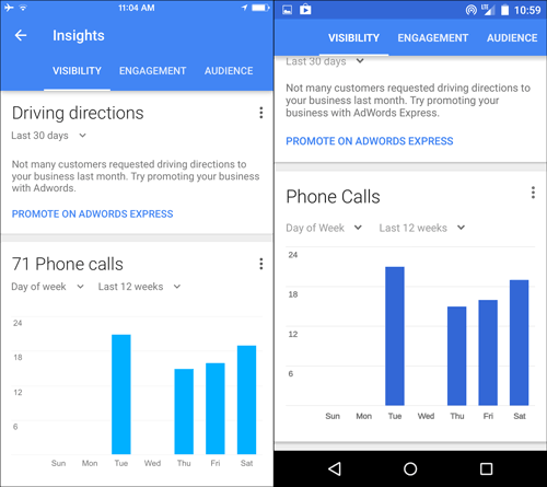 Google My Business Smartphone App 1300-gmb-phone-calls-82