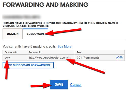 Using Alternative Domain Names: Practical SEO Guide 1302-subdomain-confirm-screen-70