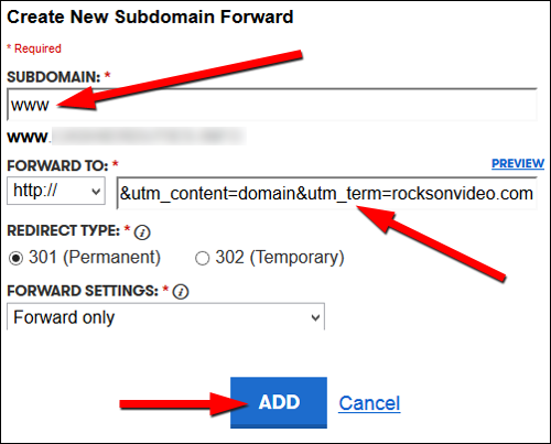 Using Alternative Domain Names: Practical SEO Guide 1302-subdomain-form-complete-54