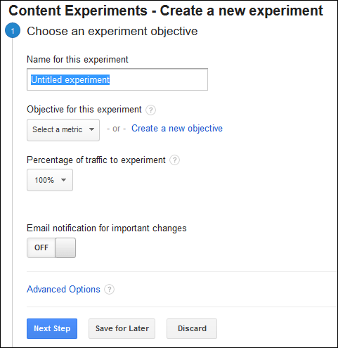 Google Website Optimizer is Now Google Experiments TBT 1334-experiment-setup1-68