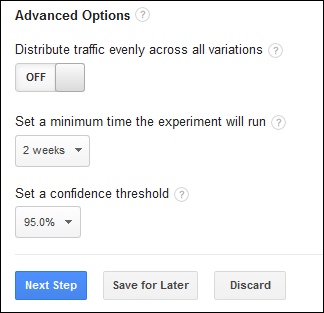 Google Website Optimizer is Now Google Experiments TBT 1334-experiment-setup4-14