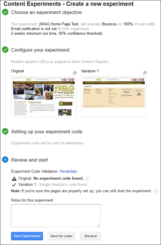 Google Website Optimizer is Now Google Experiments TBT 1334-experiment-setup8-15 Google Website Optimizer is Now Google Experiments TBT 1334-experiment-setup8-15