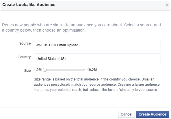 Uploading Your Customer List to Facebook Custom Audience: Holiday 2015 Run-up 1352-create-lookalike-size-45