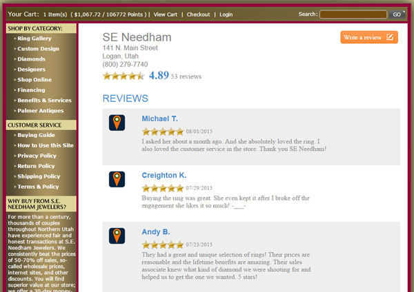 S.E. Needham Jewelers Website Review 1355-review-page-3 S.E. Needham Jewelers Website Review 1355-review-page-3