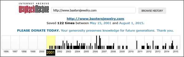 Baxters Fine Jewelry Website Review 1380-wayback-machine-39