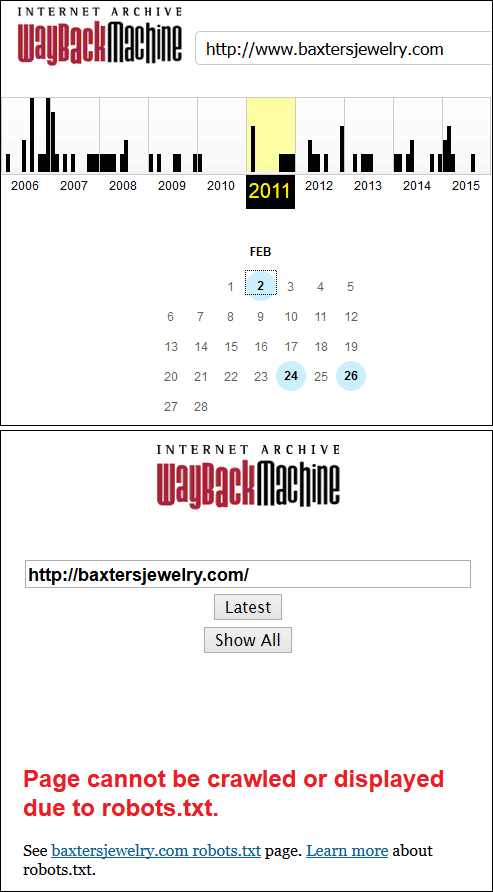 Baxters Fine Jewelry Website Review 1380-wayback-report-56 Baxters Fine Jewelry Website Review 1380-wayback-report-56