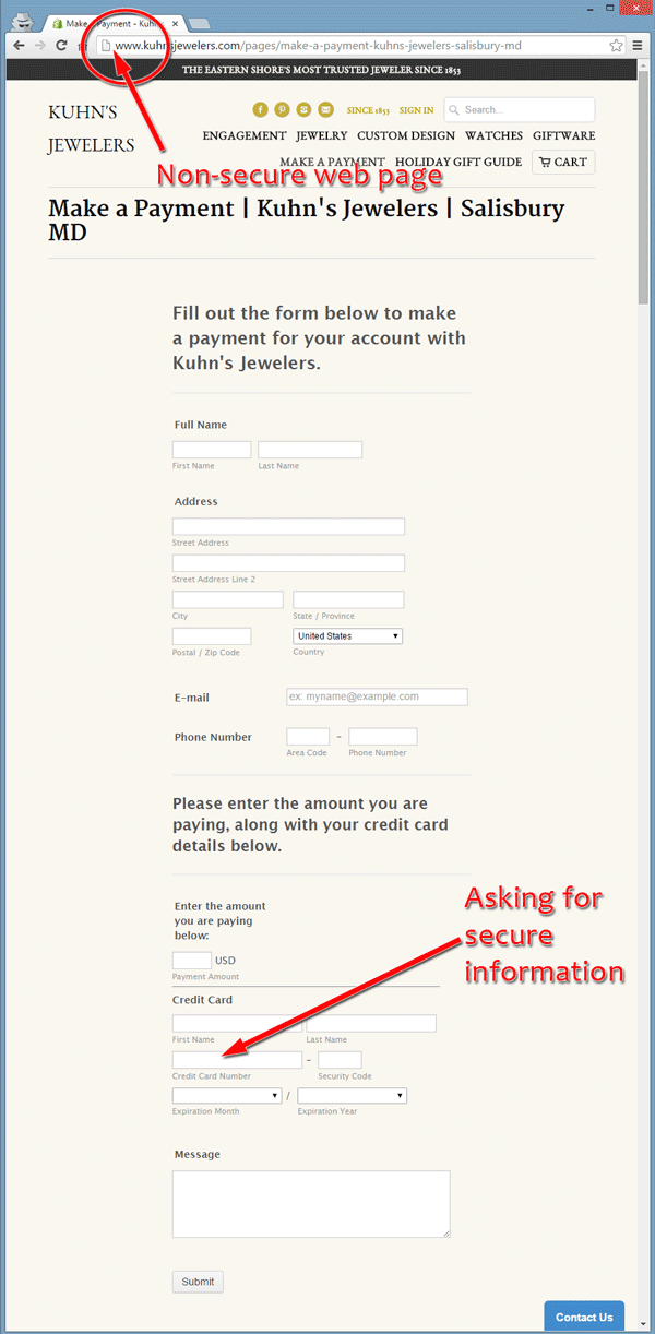 Kuhns Jewelers Website Flop Fix 1395-make-a-payment-10