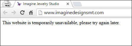 Imagine Jewelry Studio Website Disaster 1465-temp-unavailable-56