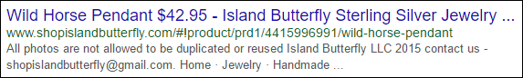 Island Butterfly Jewelry and Jubilee FridayFlopFix Website Review 1506-wild-horse-serp-19