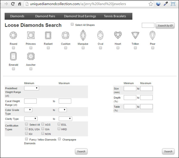 Jerry Land Jewelers FridayFlopFix Website Review 1519-loose-diamonds-81