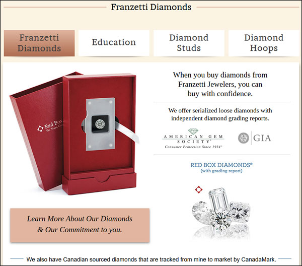 Franzetti Jewelers Website Re-Review 1531-diamonds-page-47