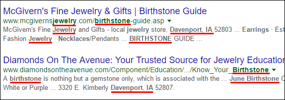 June Birthstone Jewelry Gift SERP and Website Review 1535-june-birthstone-results-94