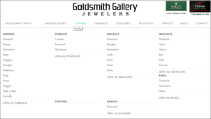 Comparison Of Two Bozeman, Montana Jewelers 1547-goldsmith-mega-menu-21