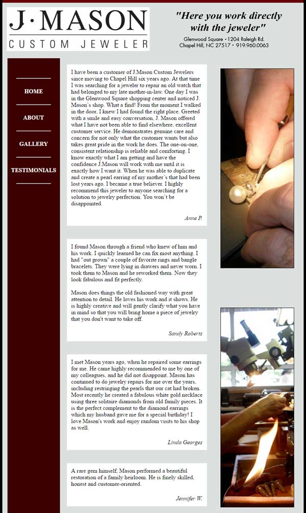 J Mason Custom Jeweler FridayFlopFix Website Review 1551-testimonials-page-5 J Mason Custom Jeweler FridayFlopFix Website Review 1551-testimonials-page-5
