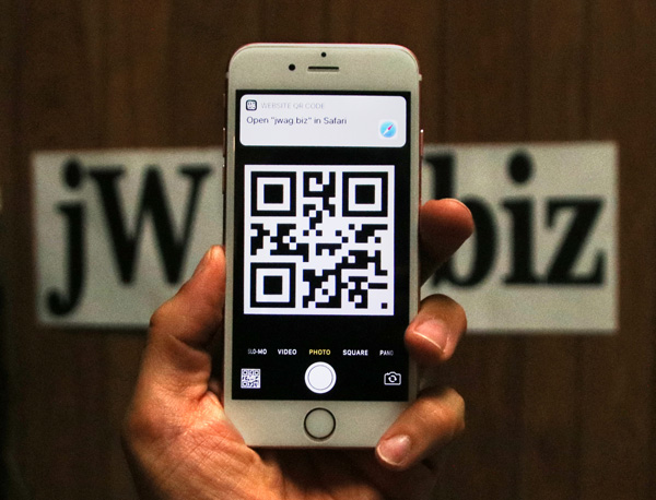 Resurgence of QR Codes Brings The Real World and Cyberspace Closer Together 1569-open-jwag-qr-in-safari-54