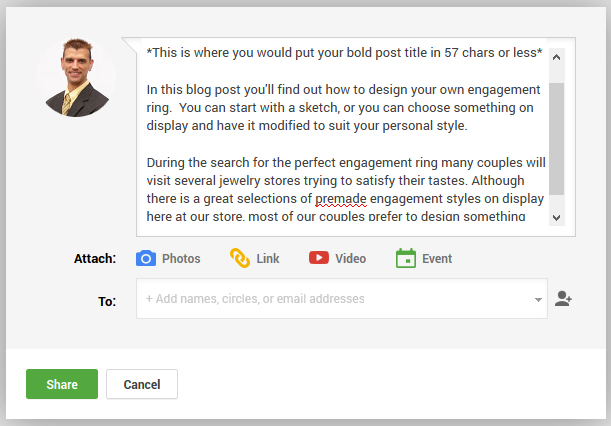 Google Plus Post Sharing Procedure 1895-911-google-plus-share-box-summary Google Plus Post Sharing Procedure 1895-911-google-plus-share-box-summary