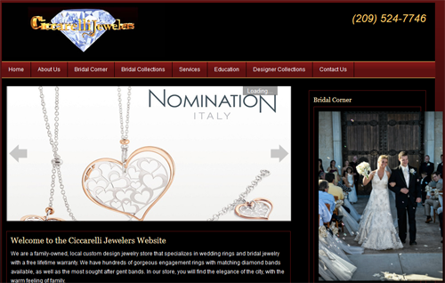 Ciccarelli Jewelers SERP and Website Review 194-950-home-page Ciccarelli Jewelers SERP and Website Review 194-950-home-page
