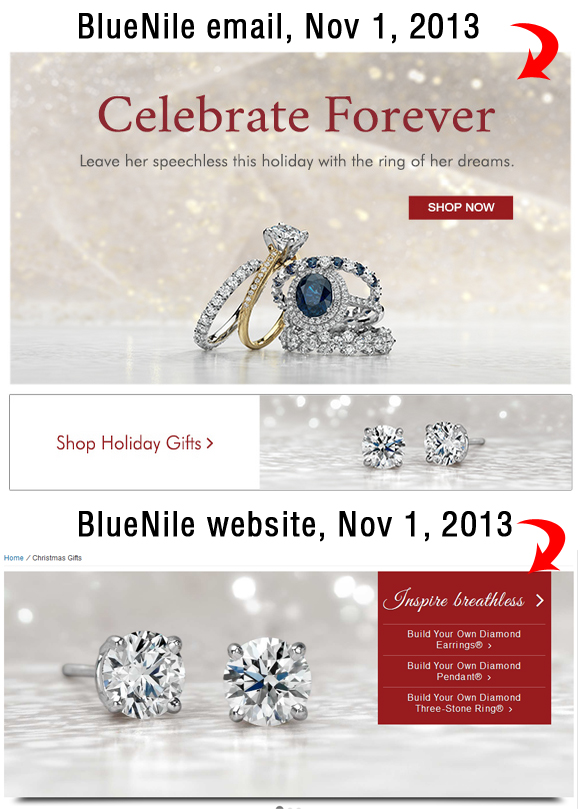 Holiday Season 2013 Email Marketing Review 1977-864-blue-nile-email