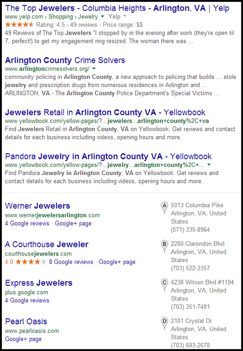 Reviews of Jewelers in Arlington, Virginia 3177-1060-serp