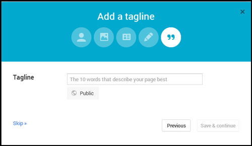 How-To Create a New Google+ Page for Non-Local Businesses 4137-961-add-tagline How-To Create a New Google+ Page for Non-Local Businesses 4137-961-add-tagline