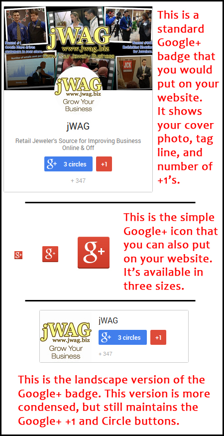Setting Up Google Plus Badges for Your Website 4281-966-jwag-badge Setting Up Google Plus Badges for Your Website 4281-966-jwag-badge