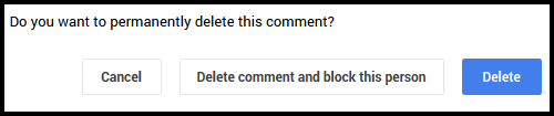 Dealing with Google+ comment spam... 4666-1011-delete-popup Dealing with Google+ comment spam... 4666-1011-delete-popup