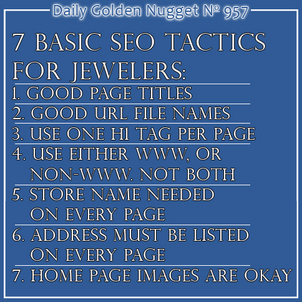7 Basic SEO Techniques for Jewelry Websites 4782-daily-golden-nugget-957 7 Basic SEO Techniques for Jewelry Websites 4782-daily-golden-nugget-957