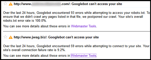 Understanding Uptime Availability and How Google Reports It 519-1066-Googlebot-cant-access-your-site-message1