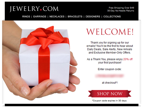 Email Analysis of a Large e-Tail Jeweler 5938-883-welcome Email Analysis of a Large e-Tail Jeweler 5938-883-welcome