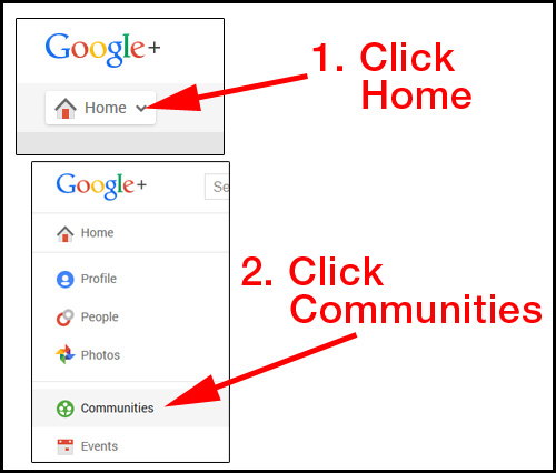 Introduction to Google Plus Communities 6422-956-step1