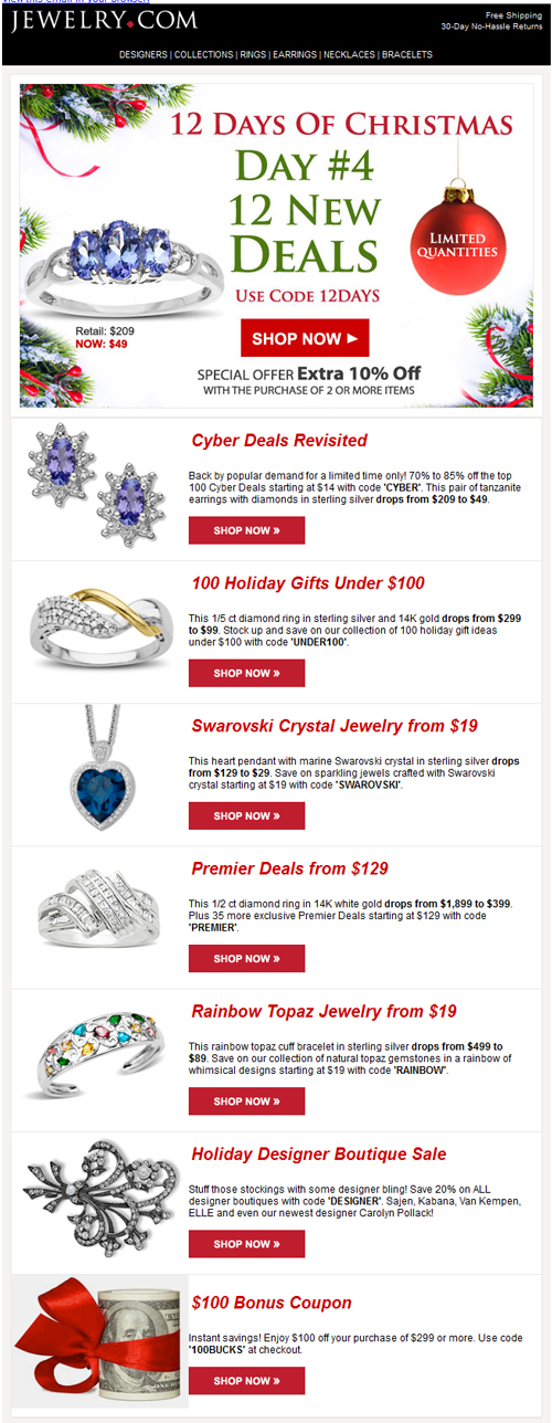 Email Analysis of a Large e-Tail Jeweler 6478-883-jewelrycom-email