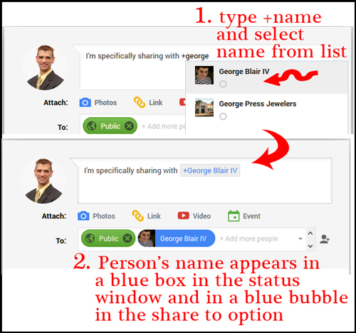 Sharing to Specific People on Google Plus 6797-926-googleplus-mention Sharing to Specific People on Google Plus 6797-926-googleplus-mention