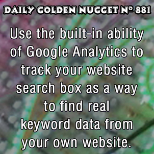 More Keyword Research On Your Own Website 706-daily-golden-nugget-881 More Keyword Research On Your Own Website 706-daily-golden-nugget-881