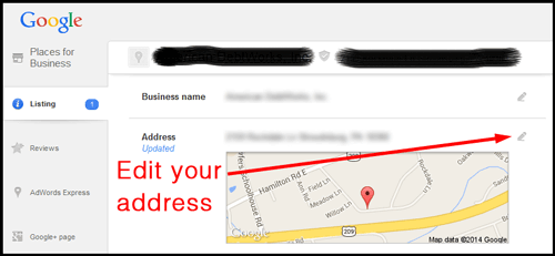 Google Places for Business Settings for Personal Jewelers 7122-999-edit-address Google Places for Business Settings for Personal Jewelers 7122-999-edit-address