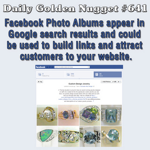 Using Facebook Photo Albums for Your Websites SEO 7395-daily-golden-nugget-641 Using Facebook Photo Albums for Your Websites SEO 7395-daily-golden-nugget-641