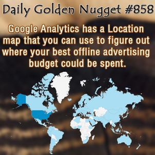 Using Google Analytics Location Maps To Analyze Marketing Methods 7673-daily-golden-nugget-858