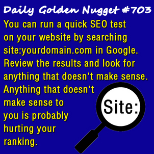 6 Quick SEO Problems You Can Discover On Your Own 8199-daily-golden-nugget-703