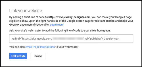 How-To Create a New Google+ Page for Non-Local Businesses 8541-961-website-link How-To Create a New Google+ Page for Non-Local Businesses 8541-961-website-link
