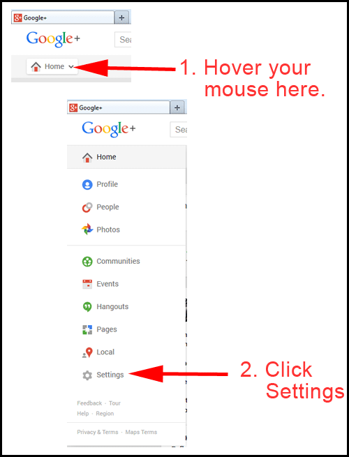 Jewelers Should Deactivate Google+ Location Settings 8613-946-desktop-settings-menu
