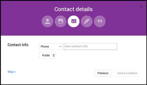 How-To Create a New Google+ Page for Non-Local Businesses 8636-961-contact-details How-To Create a New Google+ Page for Non-Local Businesses 8636-961-contact-details